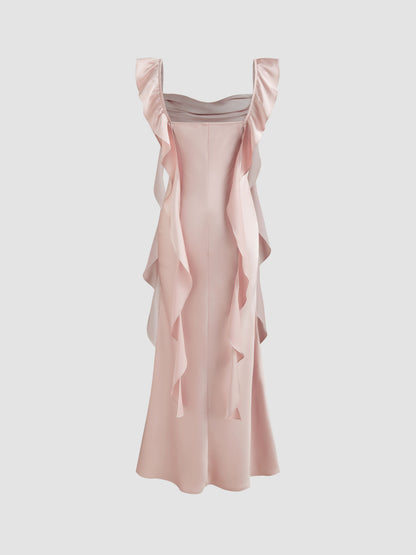Cowl Neck Maxi Dress