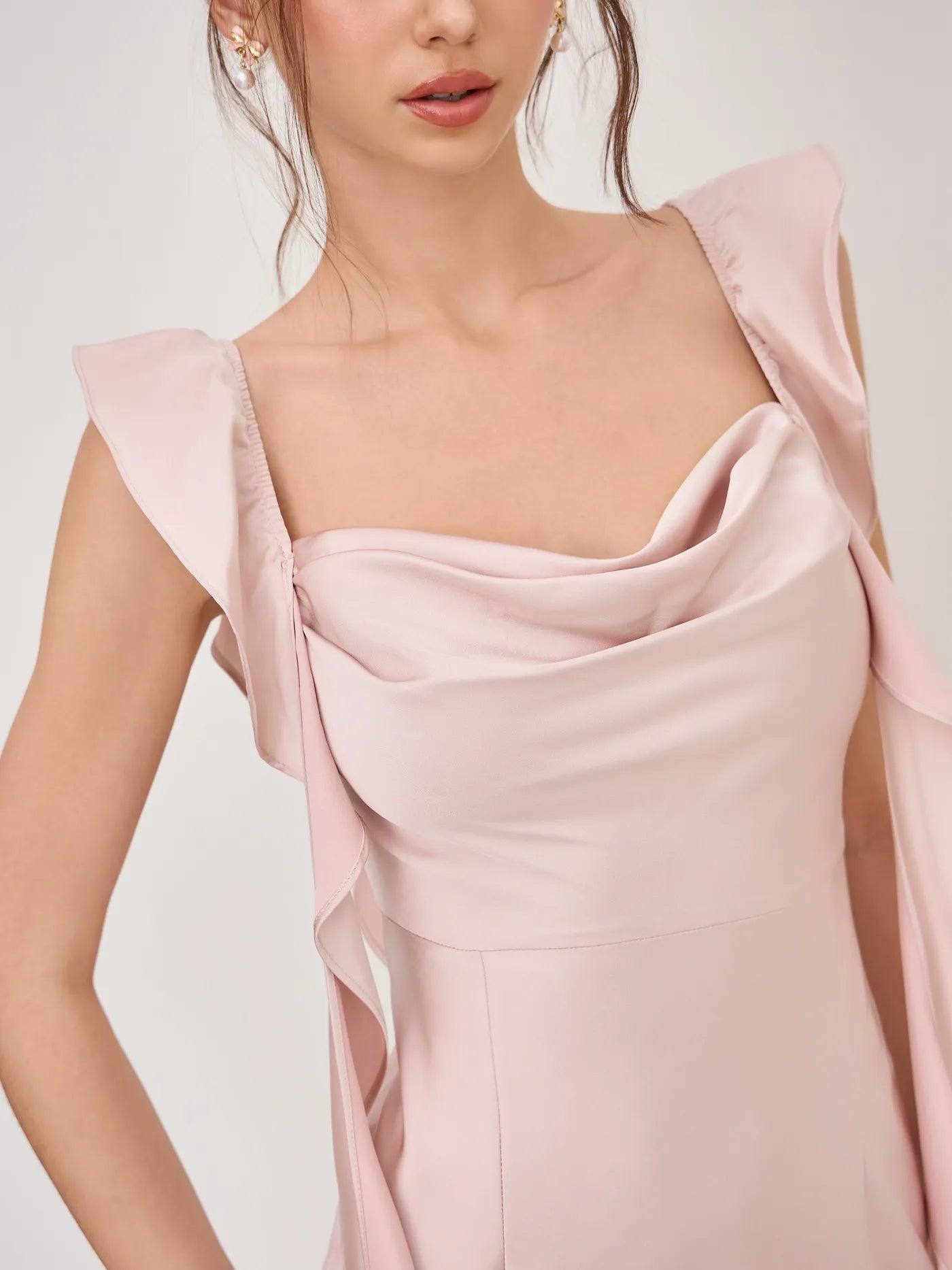 Cowl Neck Maxi Dress
