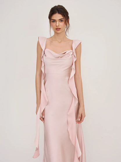 Cowl Neck Maxi Dress