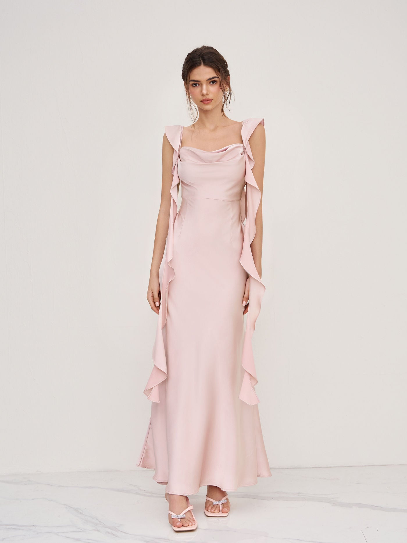 Cowl Neck Maxi Dress
