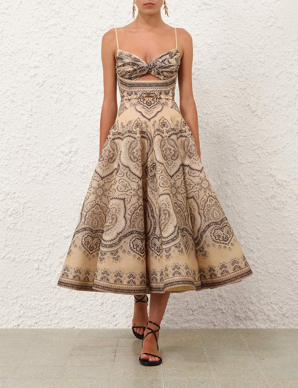 Luna Twist Midi Dress