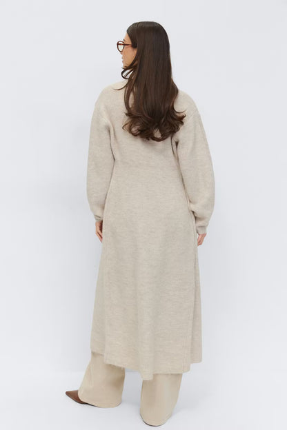 Shaped Knitted Cardigan Dress