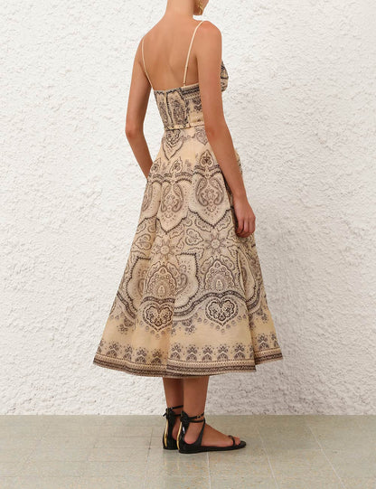 Luna Twist Midi Dress