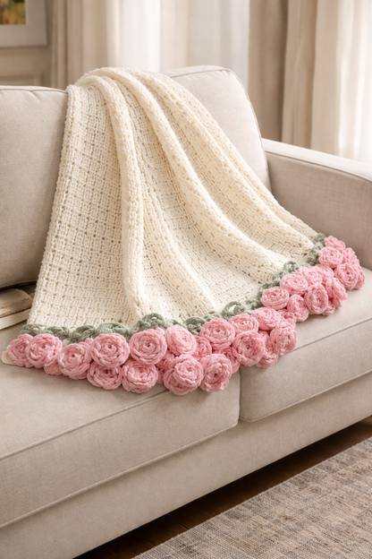 Crochet Bouquet Blanket