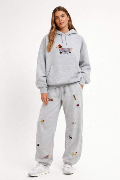 Embroidery Puppy Hoodie