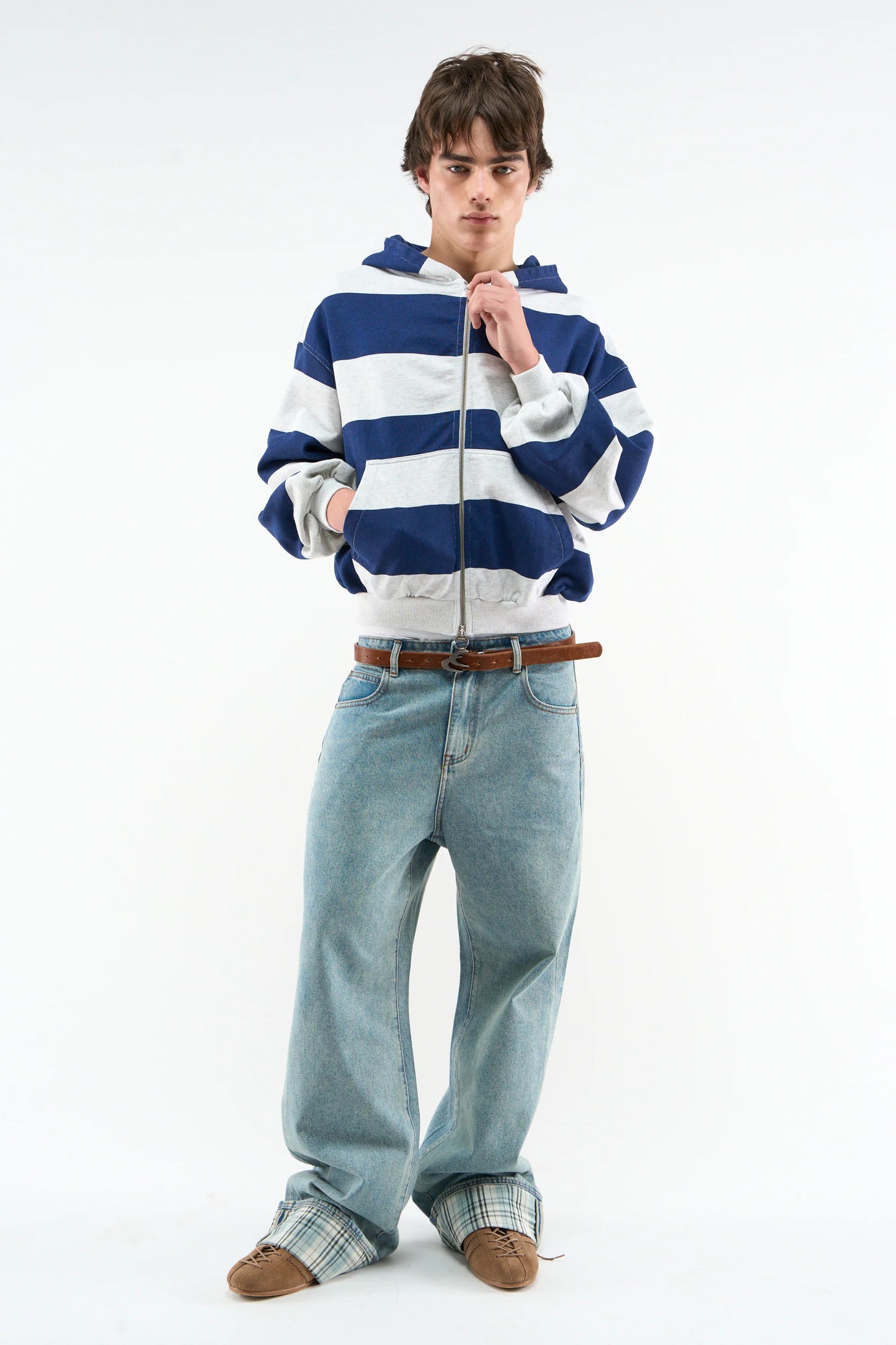 Club Navy Zipper