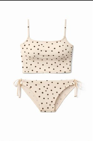 Vintage Polka Dot Swimsuit