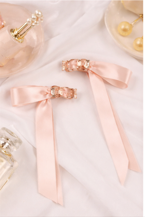 Elegant Rose Gold Hair Clips